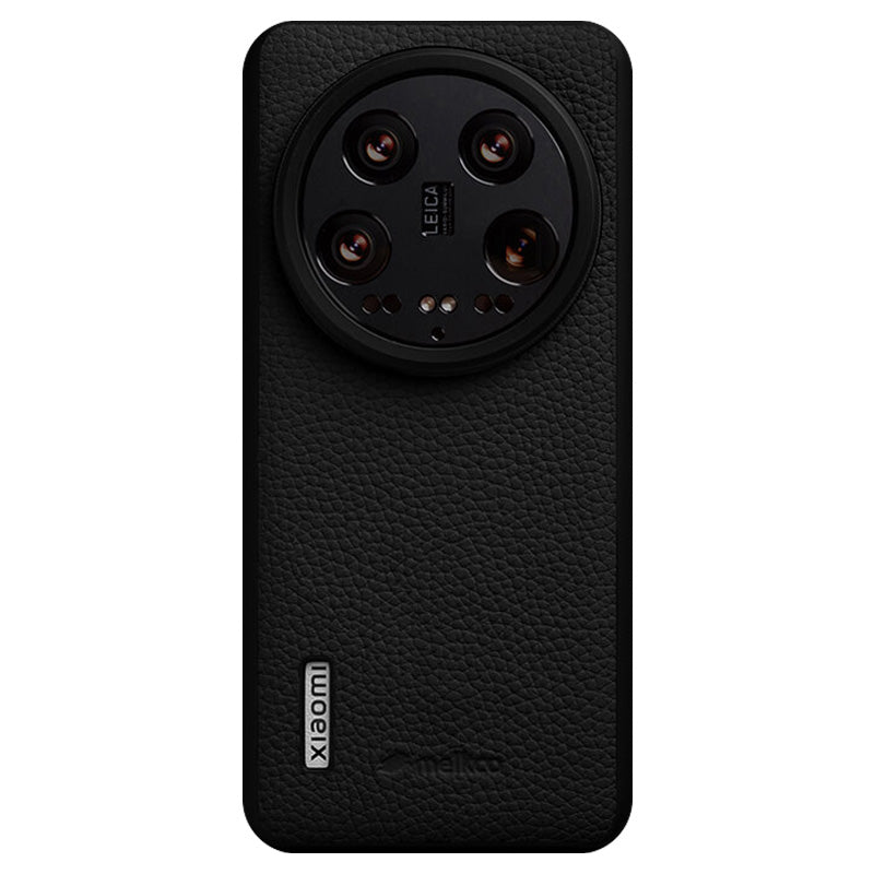 MELKCO For Xiaomi 14 Ultra Case Genuine Cow Leather Coated PC Phone Cover MELKCO For Xiaomi 14 Ultra Case Genuine Cow Leather Coated PC Phone Cover